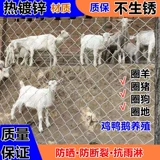 Гальванизированная железная проволочная сетчатая сетчатая стальная забор Повышение свиньи, крупный рогатый скот, сетка для зацепления овец, куриная утка, сетевая сеть рыба или защита от сада