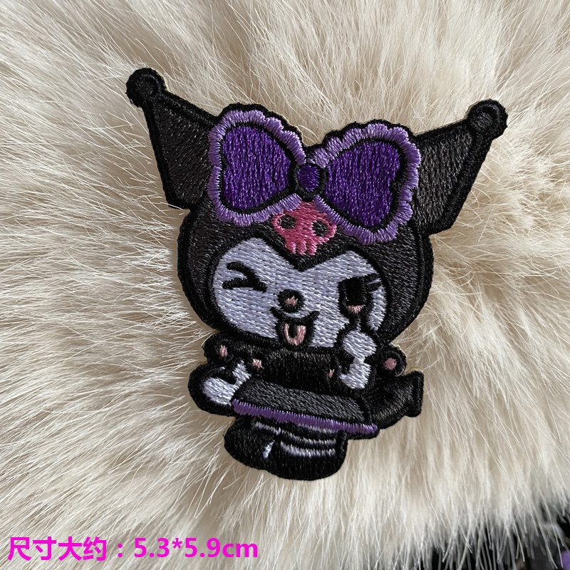 自粘款刺绣库洛米玉桂狗维尼熊布贴衣服包包装饰贴花修补贴diy,淘宝优惠券,粉丝福利购,淘宝优惠卷