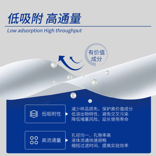 水系MCE微孔滤膜0.22/0.45um有机尼龙PTFE/PVDF亲水疏水过滤膜 - 图0