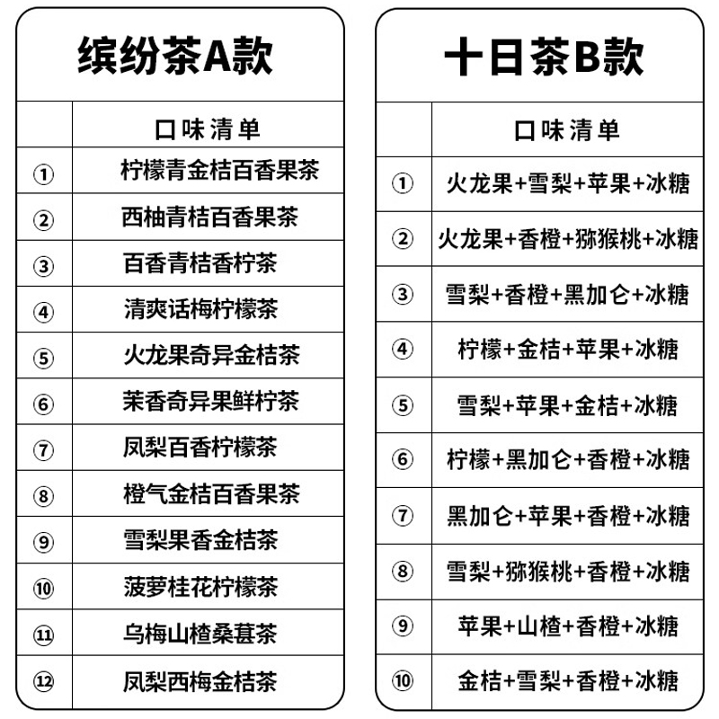 纯水果茶茶包多种口味金桔柠檬百香果茶冻干泡水喝的东西冲泡饮品-图1