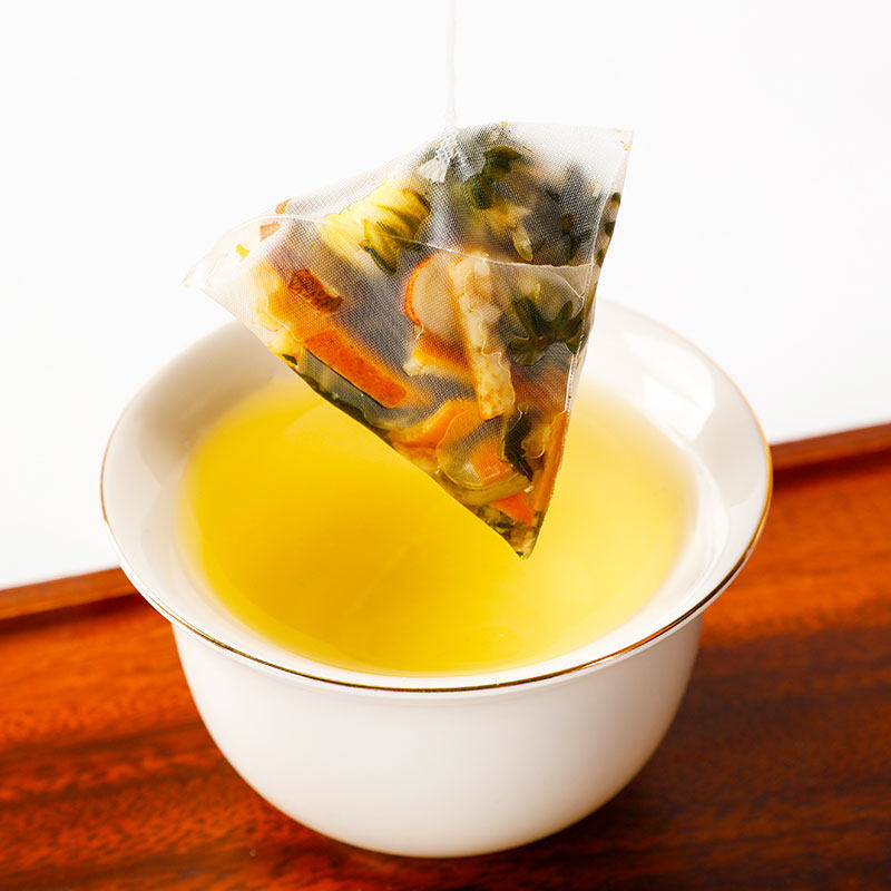 罗汉果金银清花肺润肺胖大海菊花茶 沁晚香代用/花草茶