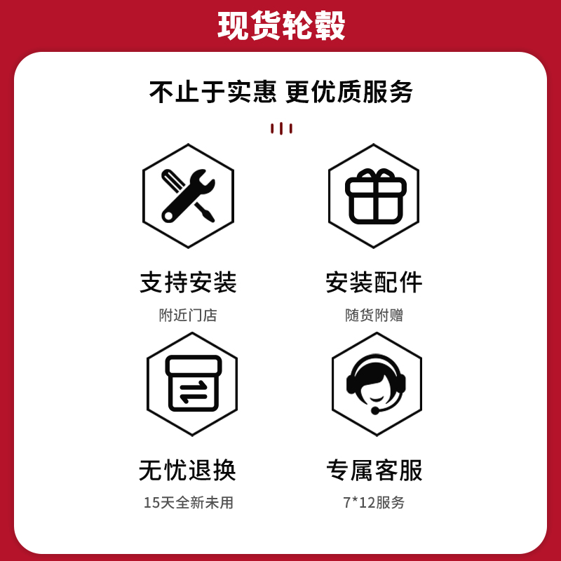 16寸17寸18寸适用于奇瑞A3瑞虎3瑞虎5 艾瑞泽3 艾瑞泽5 旗云5轮毂 - 图2