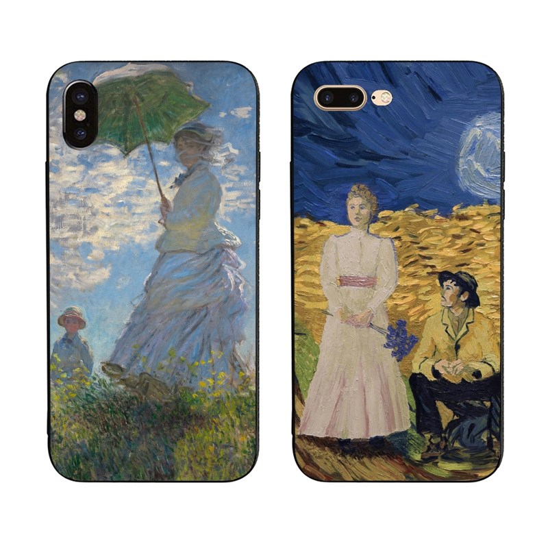 适用于梵高莫奈油画华为P30/P20/P10/P9plus手机壳nova4硅胶mate9 - 图3