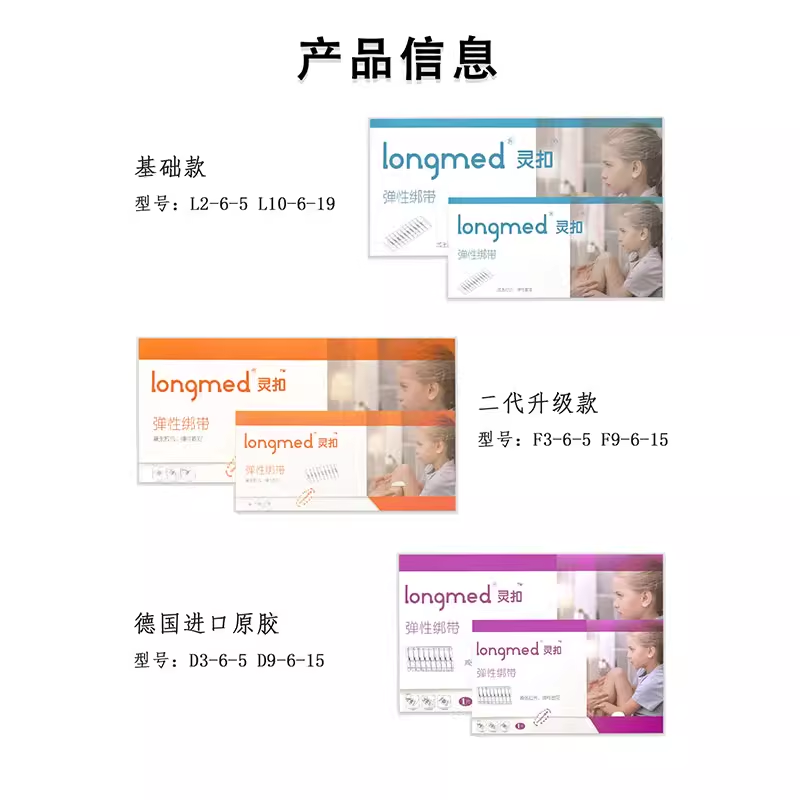 longmed灵扣减张器医用免缝皮肤创口剖腹产甲状腺术后外伤减张贴-图0