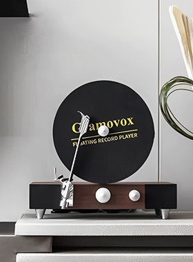 现代简约样板间音乐主题黑胶唱片音响摆件电视柜书房饰品组合套装
