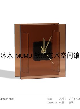 寂静风摆件办公亚克力高级感小众