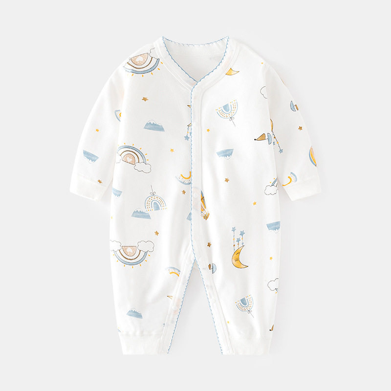 婴幼儿衣服秋季男女宝宝睡衣新生婴儿连体衣春秋款纯棉打底早秋装,淘宝优惠券,粉丝福利购,淘宝优惠卷