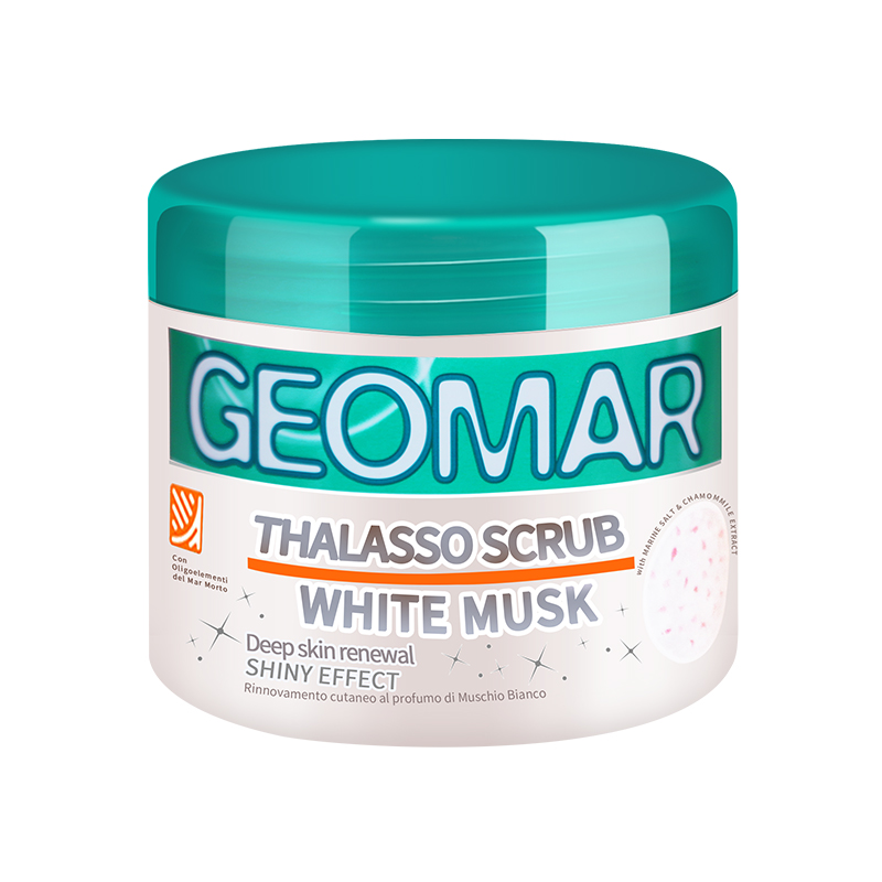 GEOMAR吉儿玛海外旗舰店geomar吉儿玛白麝香型身体磨砂膏死海盐去角质白茶全身吉尔玛600g3