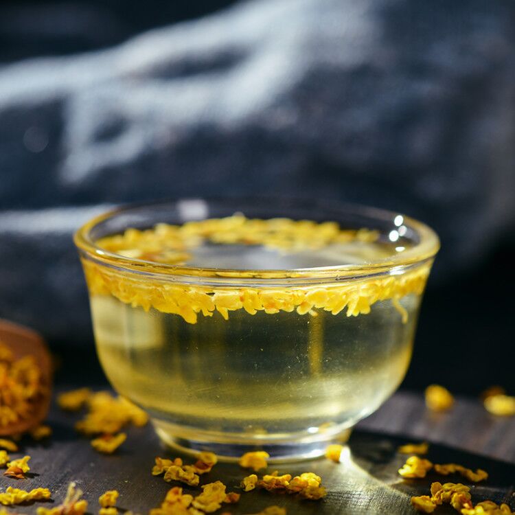 桂林特产可食用桂花干花桂花茶旗舰店烘焙商用干桂花香茶叶一斤装