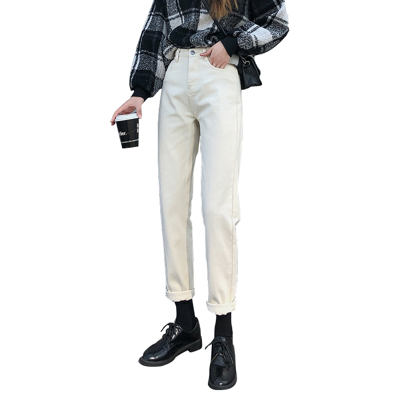 直筒宽松高腰显瘦百搭2020年牛仔裤 兮诺雪牛仔裤