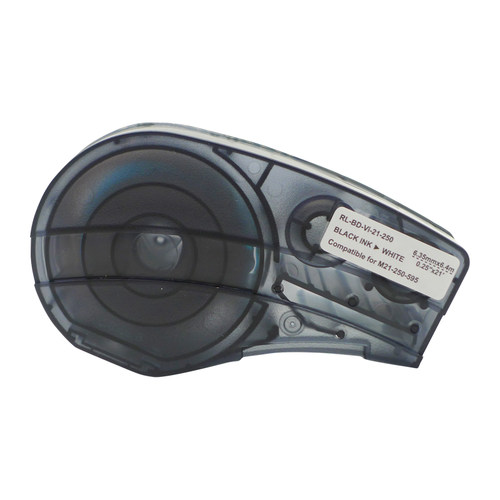 适用贝迪标签带BMP21-PLUS BMP21-LAB BMP21手持标签机色带M21-500-595-WT M21-750-423 250-C-342白底黑字 - 图2