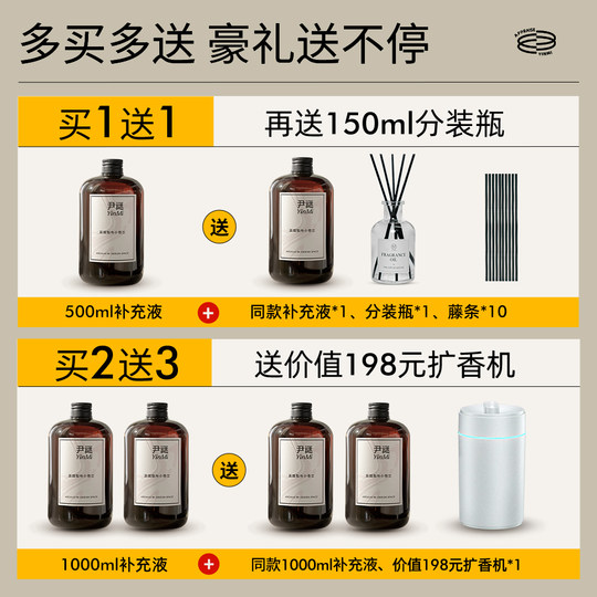 Large capacity aromatherapy leaves fragrance for a whole year