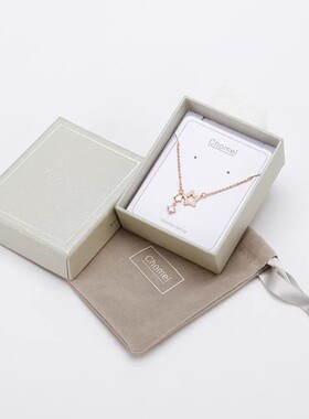 新加坡chomel精致五角星项链女款轻奢小众锁骨链高级感毛衣链礼物