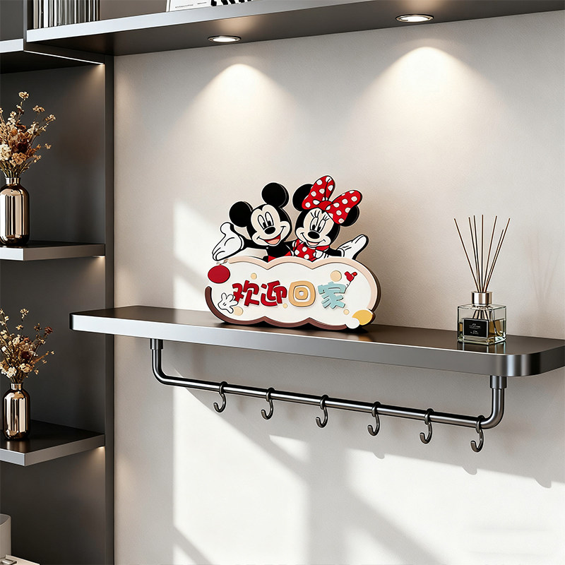 米奇米妮欢迎回家玄关柜入户客厅电视柜摆件桌面装饰摆台创意可爱,淘宝优惠券,粉丝福利购,淘宝优惠卷