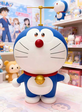 哆啦a梦机器猫客厅桌面摆件
