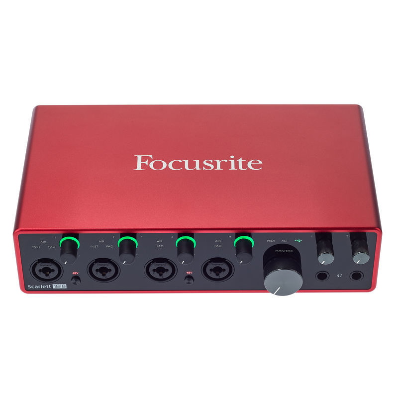 Focusrite福克斯特18i8专业录音编曲外置声卡录音棚USB音频接口 - 图0