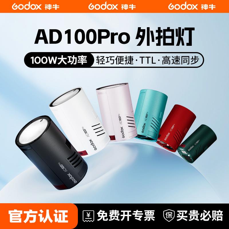 Godox 神牛AD100pro外拍闪光灯锂电池TTL摄影灯可携式单眼相机口 - 图3