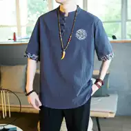 男士居士服装夏 新人首单立减十元 21年7月 淘宝海外