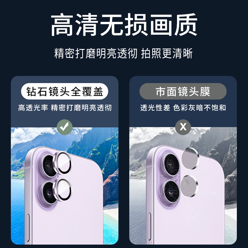 适用苹果17镜头膜iPhone17ProMax摄像头保护膜17Pro手机背膜2025新款iPhoneAir高清钢化膜相机圈后盖贴膜配件,淘宝优惠券,粉丝福利购,淘宝优惠卷