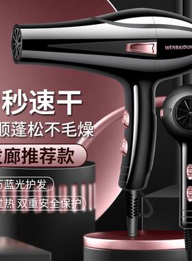 韩式德系3000蓝光发型师发廊强风家用大功率冷热风速干吹风机负离