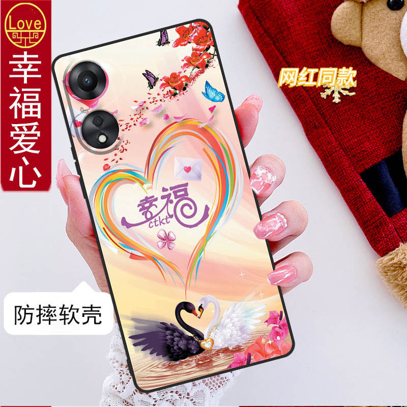 oppoa1pro手机壳PHQ110全包边防摔硅胶软壳男女网红新款oopoa1POR可爱欧普A1Pro磨砂a1P创意oppa1Pro个性 - 图1