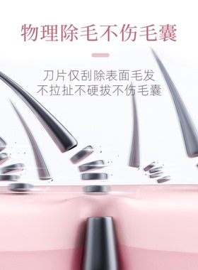 女士专用剃毛刀脱毛神器