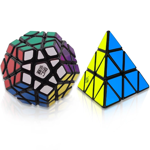 永骏 Кубик Рубика, пирамида, интеллектуальная игрушка, комплект, третий порядок, 1 порядок, зеркальный эффект
