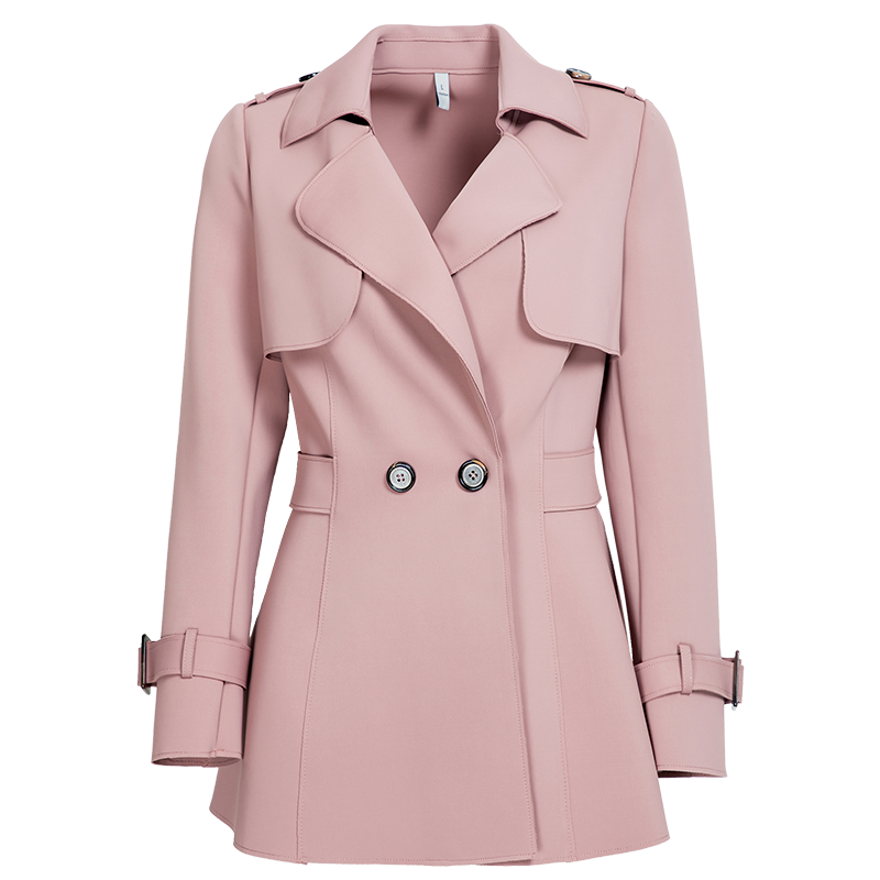 短款春秋2020新款小个子宽松潮风衣 婉味服饰风衣