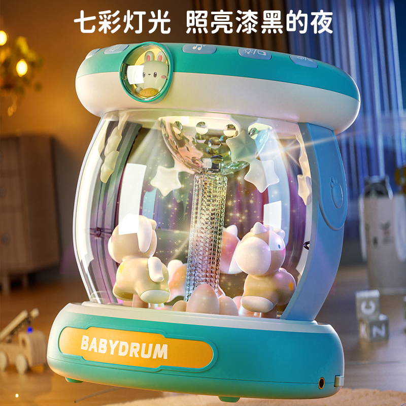 婴儿玩具手拍鼓益智早教6个月以上7幼儿0女宝宝8八半1-3岁九儿童5