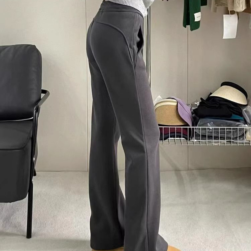 美式休闲微喇运动裤女大码胖mm春季新款遮胯显瘦卫裤梨形身材长裤,淘宝优惠券,粉丝福利购,淘宝优惠卷