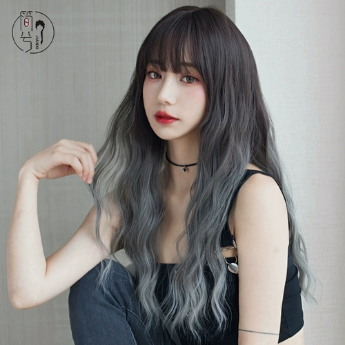 Кудрявый парик, европейский стиль, градиент, средней длины