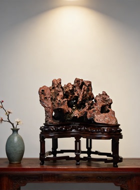 天然太湖原石观赏传统石头灵璧景观奇石中式造型客厅玄关家居摆件