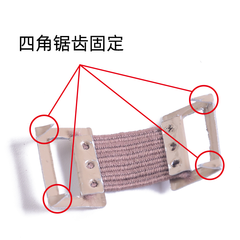 弹力绷带固定专用铝扣绑带固定挂钩一般运动绷带末端固定用铝扣子-图0