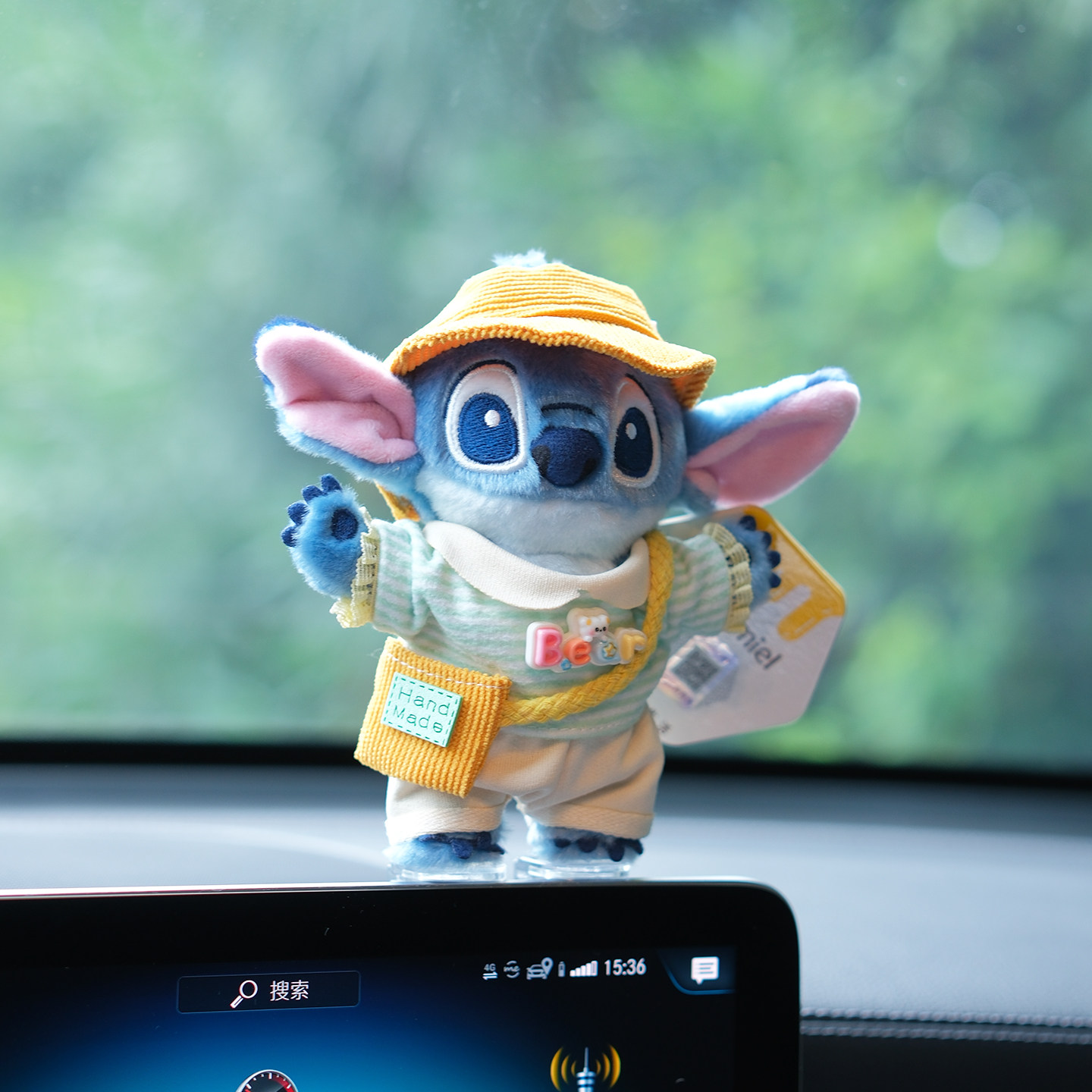 正版史迪仔汽车中控台显示屏幕摆件可爱史迪奇玩偶车内装饰品礼物,淘宝优惠券,粉丝福利购,淘宝优惠卷