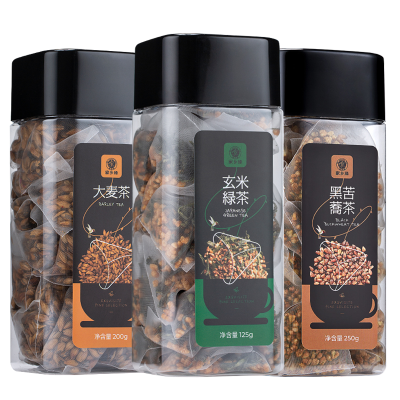 大麦茶玄米茶包煎茶糙米炒米绿茶煎茶叶韩国日式寿司店饭店专用