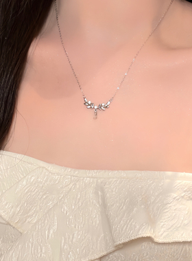 「穗穗平安」足银999麦穗项链女