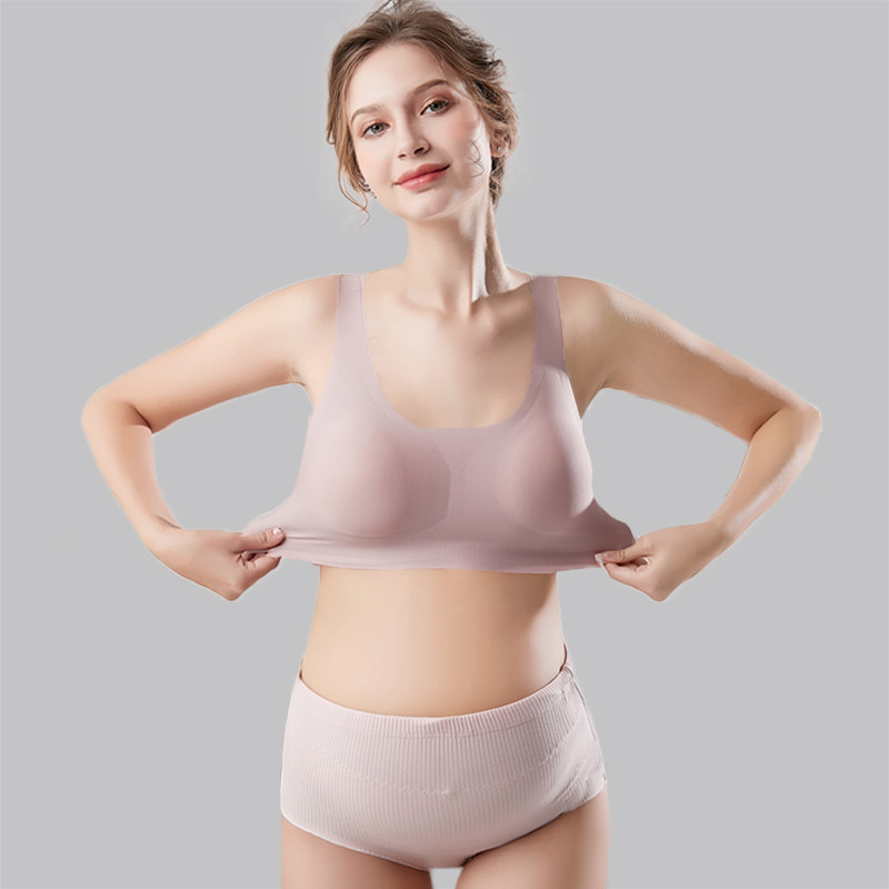 孕期孕妇专用怀孕期bra薄款文胸罩 答肖哺乳文胸