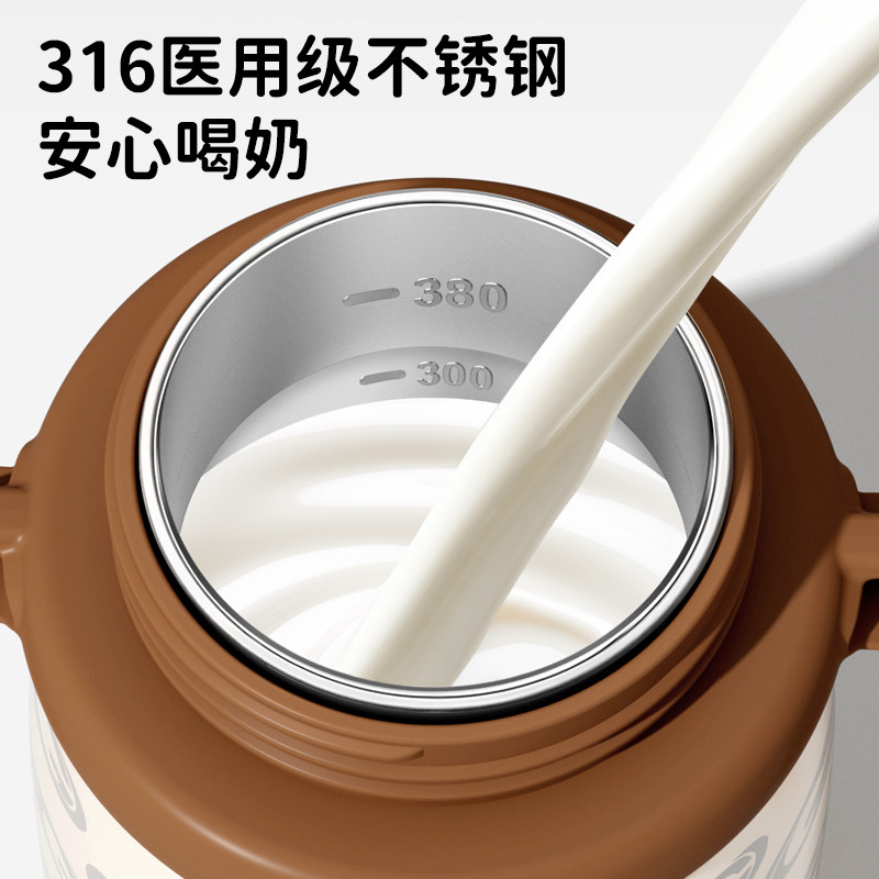 贝因美儿童保温杯婴幼儿园宝宝学饮6个月以上1到3岁吸管水杯专用,淘宝优惠券,粉丝福利购,淘宝优惠卷