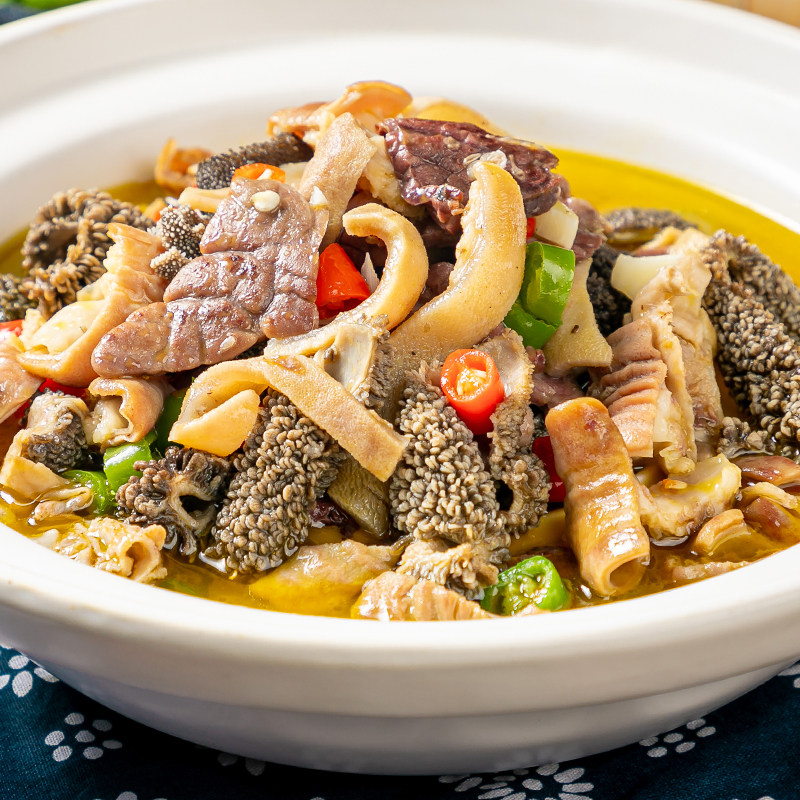 金汤羊杂500g箱装酒店饭店半成品特色菜商用预制菜宴席菜羊肚羊肠,淘宝优惠券,粉丝福利购,淘宝优惠卷