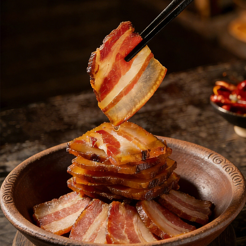 抽骨五花腊肉500g正宗柴火烟熏腊猪肉饭店湘菜馆腊味腊制品咸肉,淘宝优惠券,粉丝福利购,淘宝优惠卷