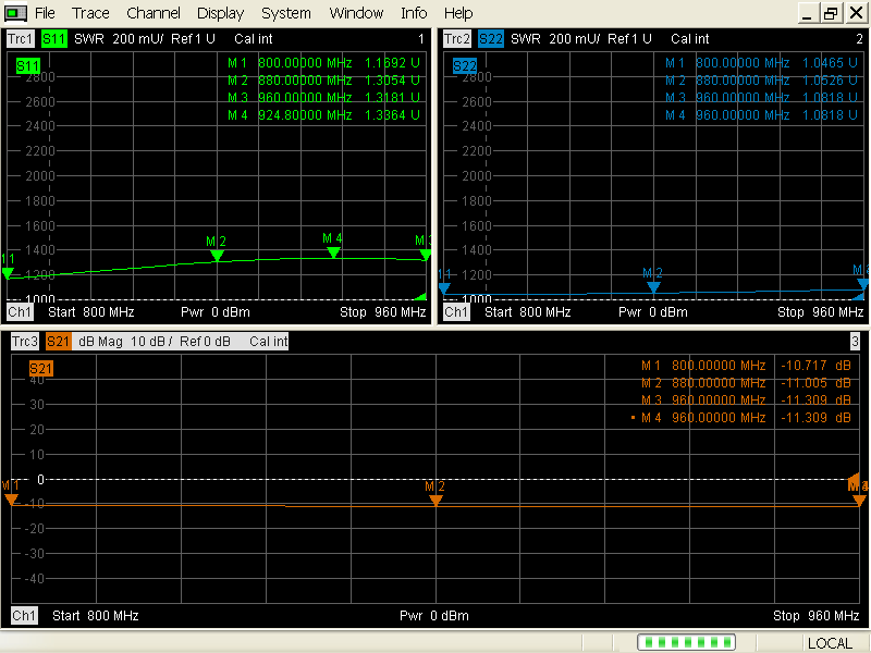 800-960MHz 0.8-0.96GHz SMA 30W一分八 射频微波同轴功分器 - 图2