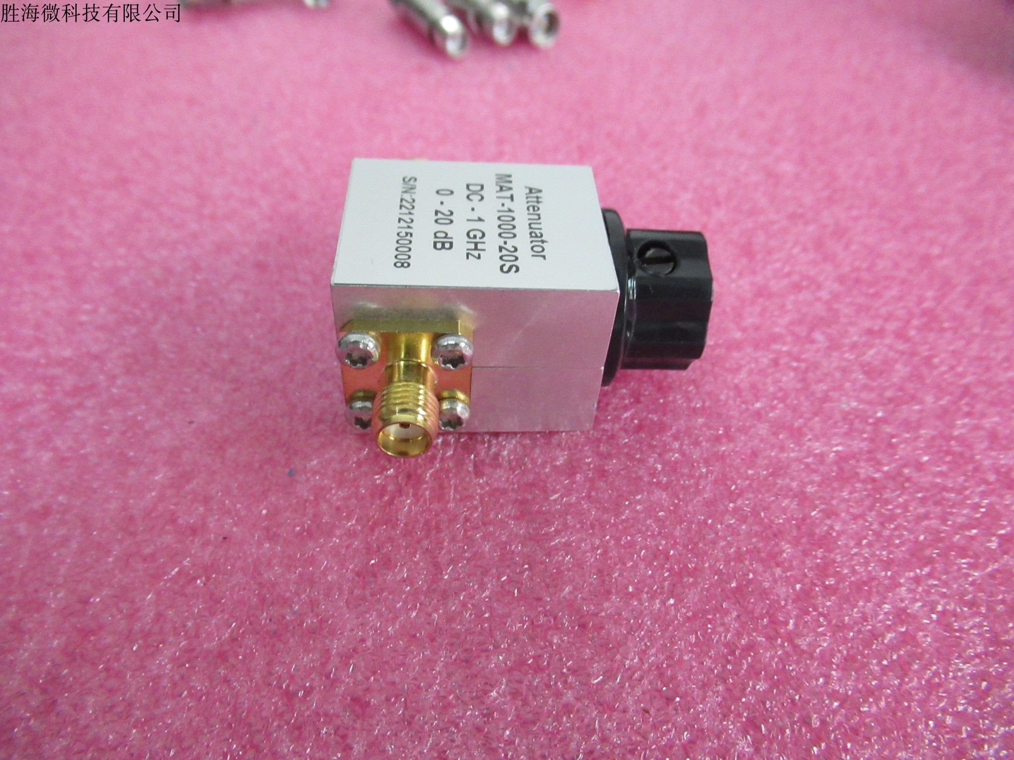 MAT-1000-20S DC-1GHz 0-20dB SMA 射频微波同轴连续可调衰减器 - 图2