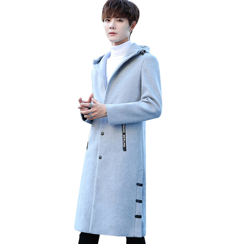 户外加厚男长款商务休闲毛呢大衣 佐卡欧毛呢大衣