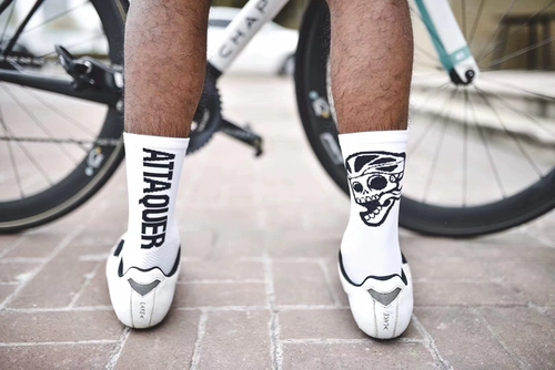 Дорожный спортивный комфортный антибактериальный хлопковый дезодорант, дышащие шоссейные гольфы, носки, средней длины