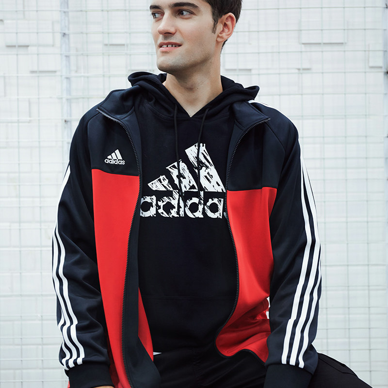 阿迪达斯男春秋2020新款宽松夹克 adidas猎途运动茄克/外套