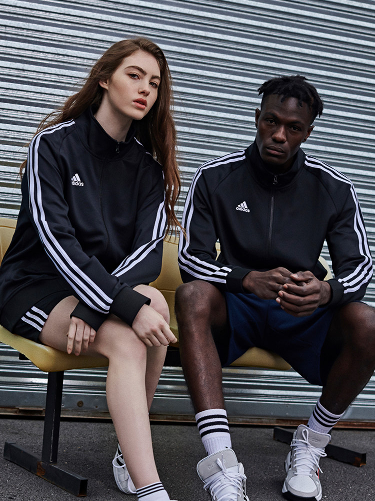Adidas阿迪达斯外套男女秋冬季情侣官网经典条纹休闲运动服夹克衫,淘宝优惠券,粉丝福利购,淘宝优惠卷