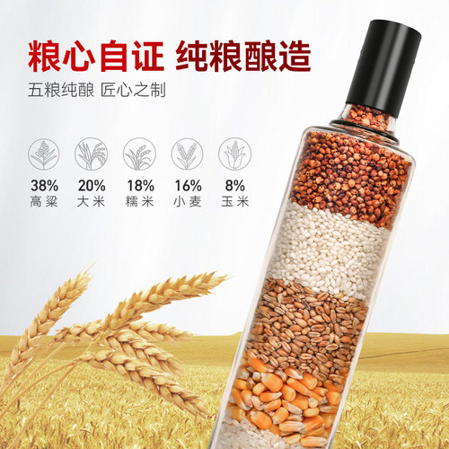 【赵甲第2】光良白酒19 42度浓香型纯粮食酒高粱酒送礼整箱500ml - 图3