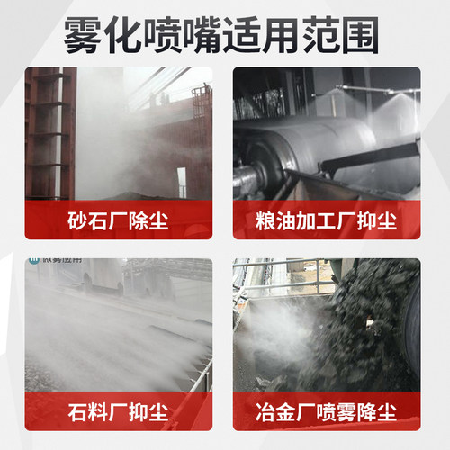 304不锈钢扇形喷嘴雾化喷头高压清洗机扇形喷嘴洗车机雾化喷嘴头 - 图0