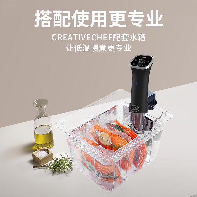 CREATIVECHEF低温慢煮机牛排慢煮棒sous vide恒温料理机真空家用 - 图3