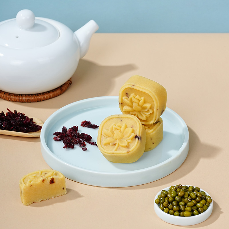 南宋胡记绿豆冰糕传统中式糕点心杭州特产老式绿豆饼零食伴手礼盒 - 图1